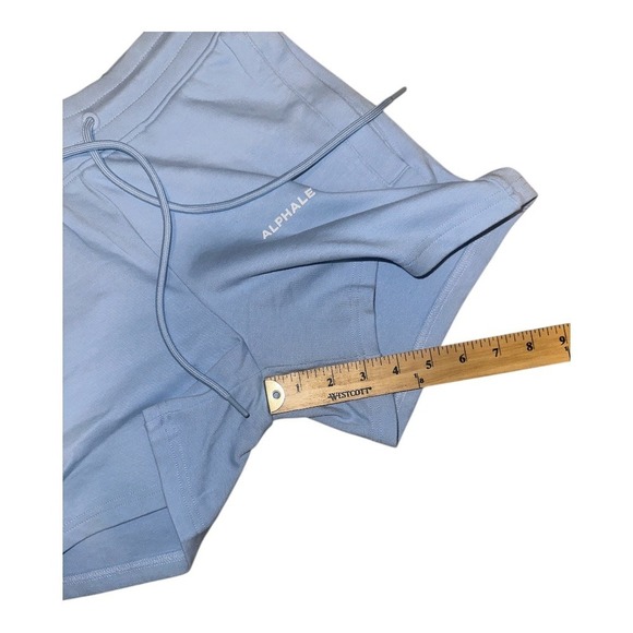 Alphalete Womens Blue Essential Core Shorts, Small - Picture 9 of 9
